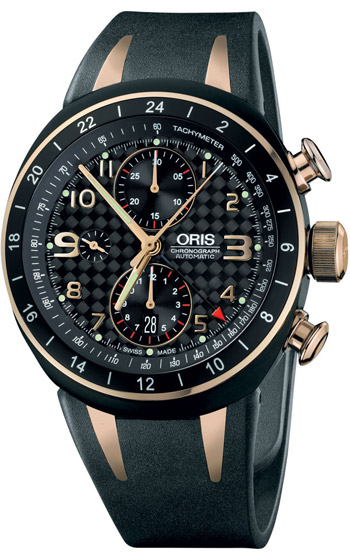 Oris Motor Sport Watches Mens Black Self winding Automatic 67775907764RS Watch