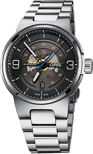 Oris Motor Sport Watches Mens Skeleton Self winding Automatic 73377164164MB Watch