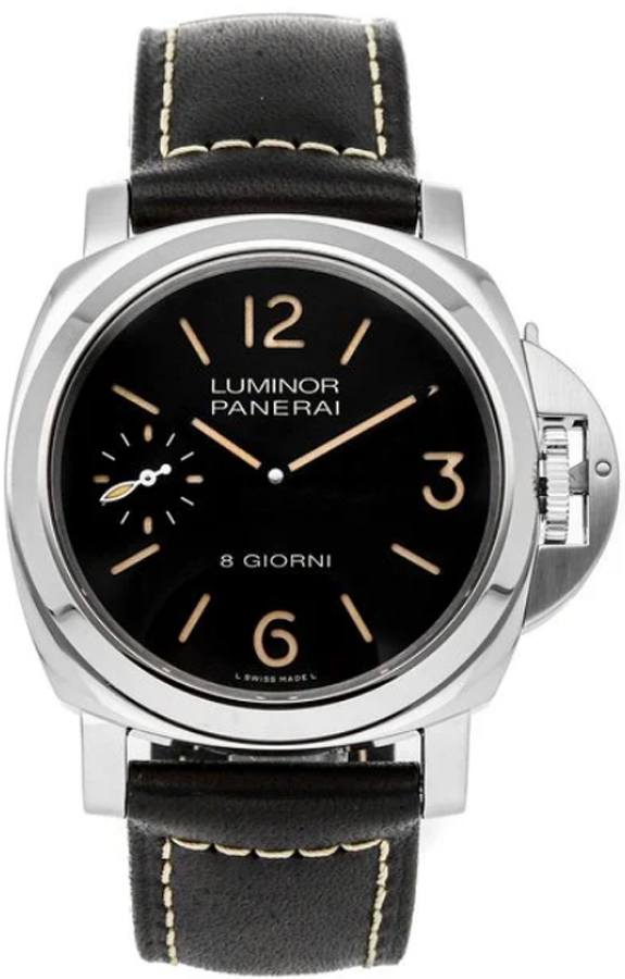 Panerai Luminor Watches Mens Black Manual Winding PAM00915 Watch