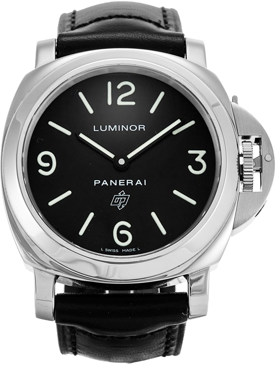 Panerai Luminor Watches Mens Black Manual Winding PAM00000 Watch