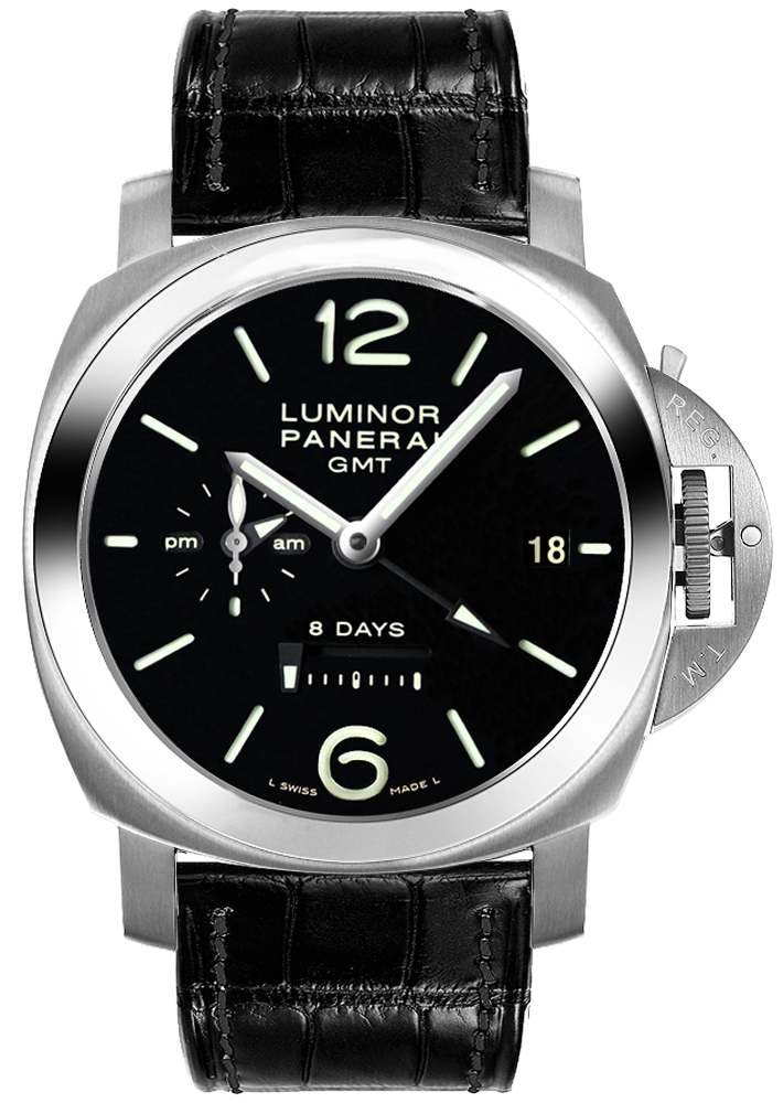 Panerai Luminor Watches Mens Black Manual Winding PAM00233 Watch