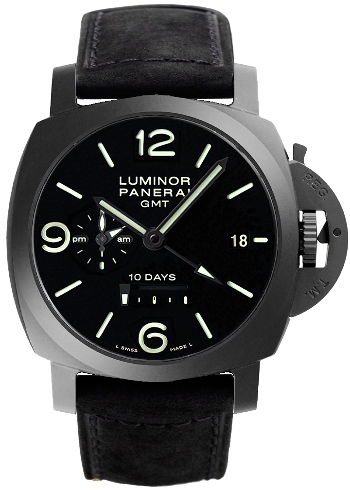 Panerai Luminor Watches Mens Black Self winding Automatic PAM00335 Watch