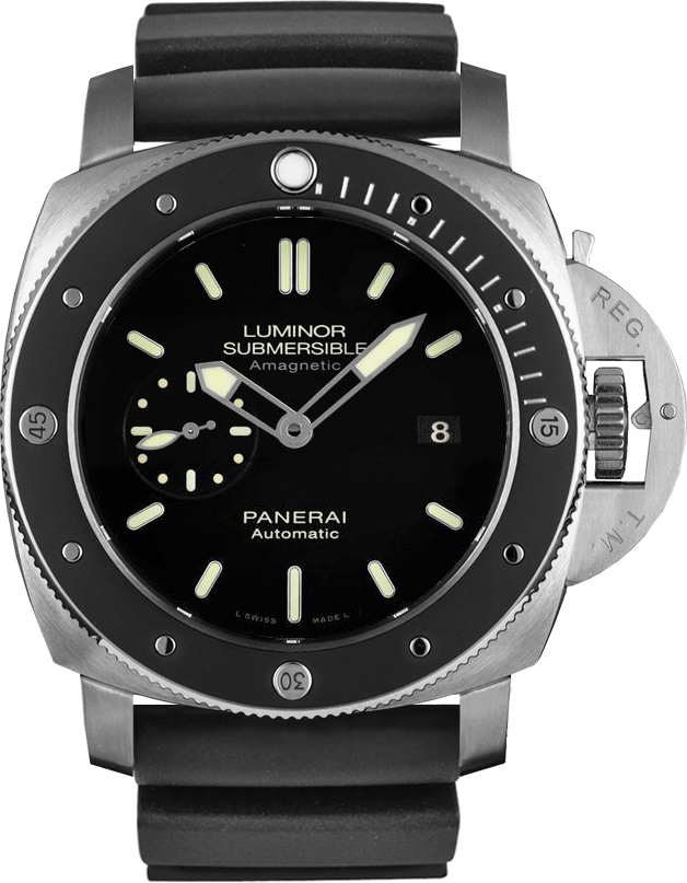 Panerai Luminor Watches Mens Black Self winding Automatic PAM00389 Watch