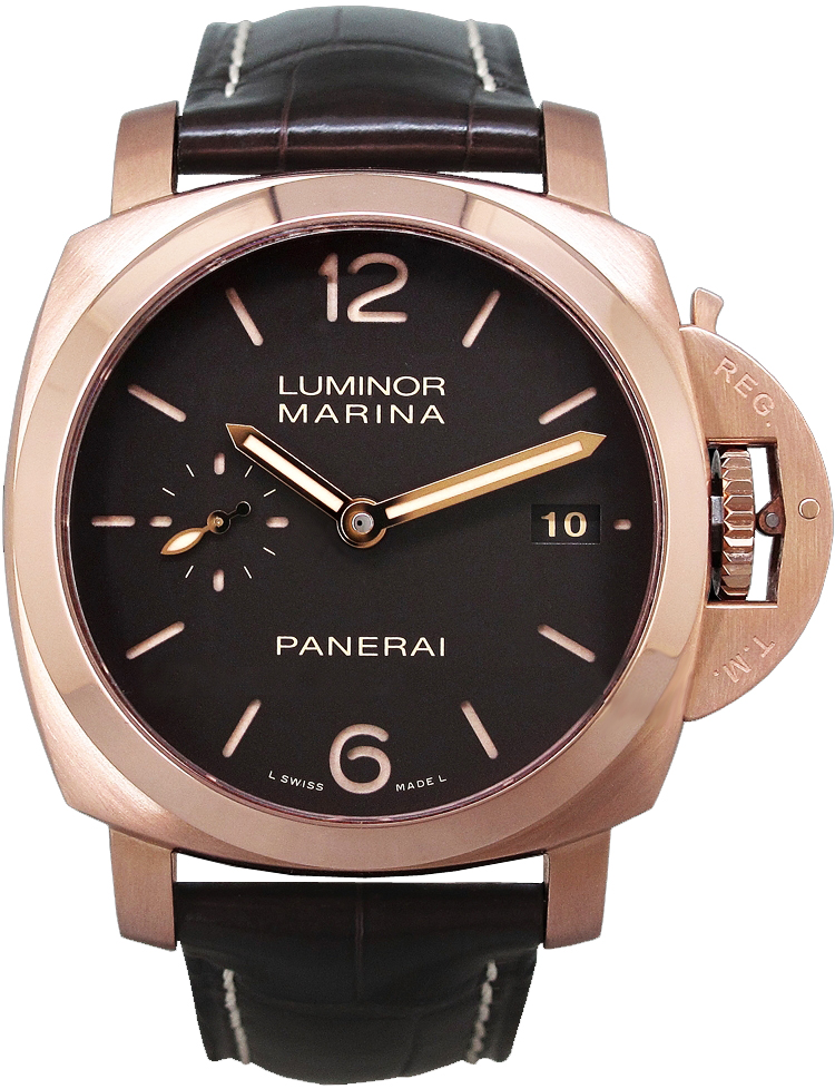 Panerai Luminor Watches  Brown Self winding Automatic PAM00393 Watch