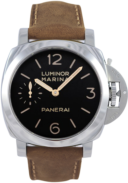 Panerai Luminor Watches Mens Black Manual Winding PAM00422 Watch
