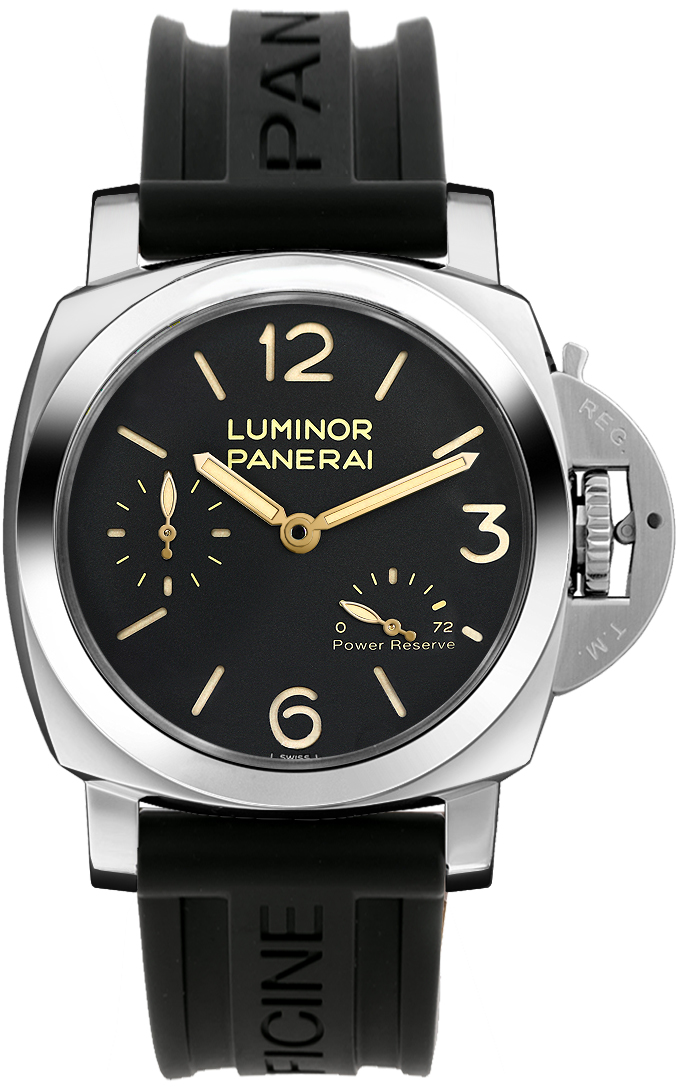 Panerai Luminor Watches Mens Black Manual Winding PAM00423 Watch