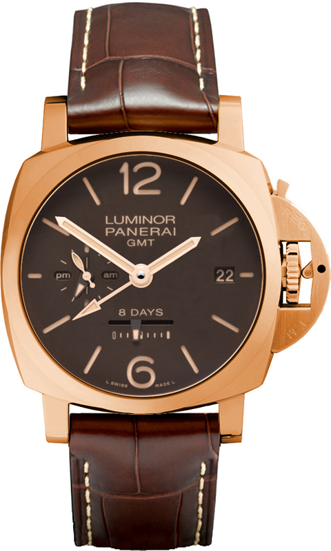 Panerai Luminor Watches Mens Brown Manual Winding PAM00576 Watch