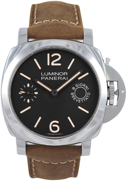 Panerai Luminor Watches Mens Black Manual Winding PAM00590 Watch