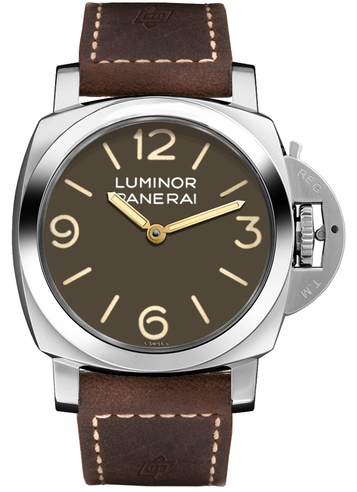 Panerai Luminor Watches  Brown Manual Winding PAM00663 Watch