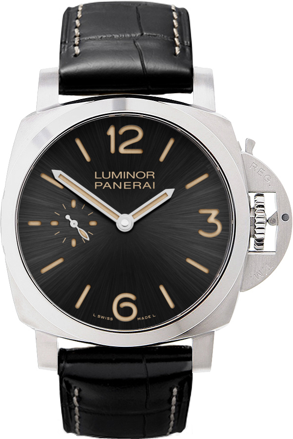 Panerai Luminor Watches Mens Black Manual Winding PAM00676 Watch