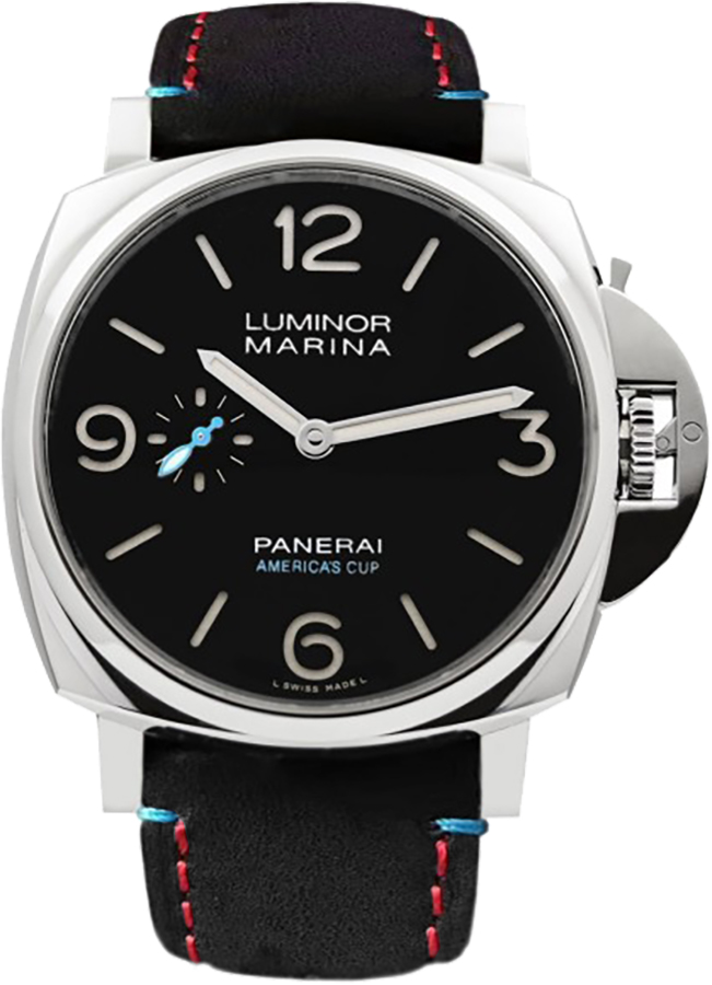 Panerai Luminor Watches Mens Black Manual Winding PAM00724 Watch