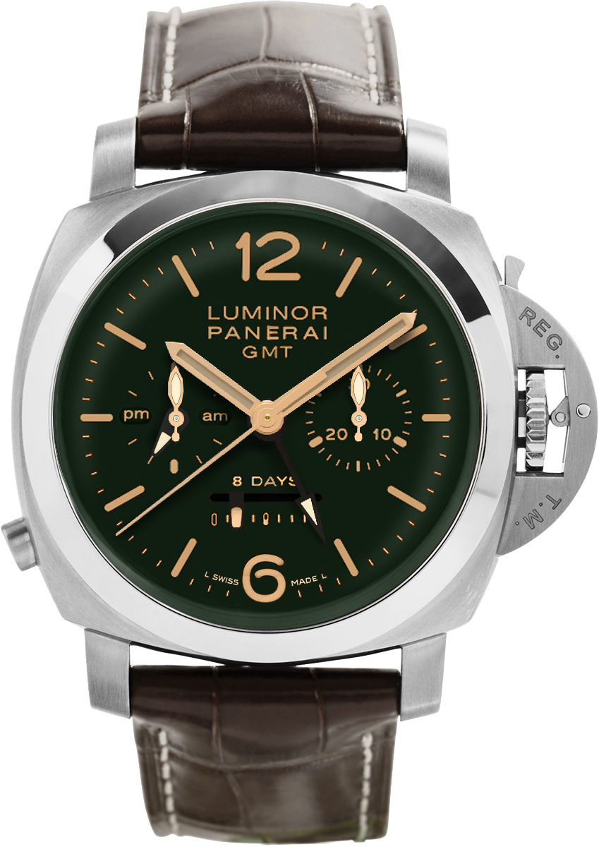 Panerai Luminor Watches Mens Green Self winding Automatic PAM00737 Watch