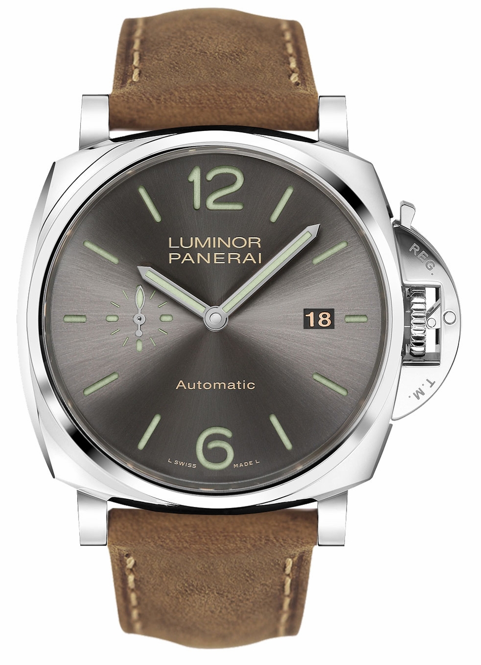 Panerai Luminor Watches Mens Grey Self winding Automatic PAM00904 Watch