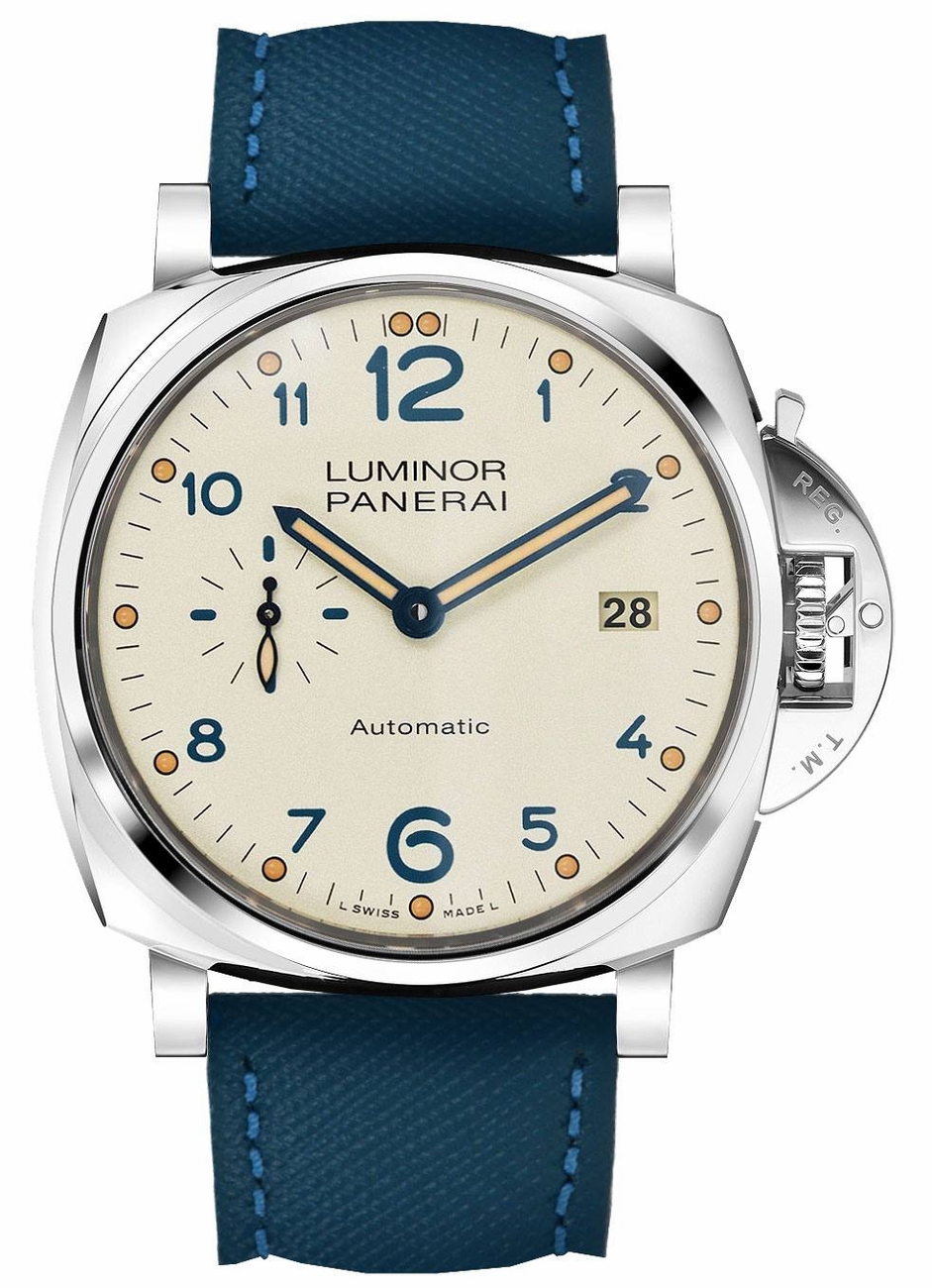Panerai Luminor Watches Mens Ivory Self winding Automatic PAM00906 Watch