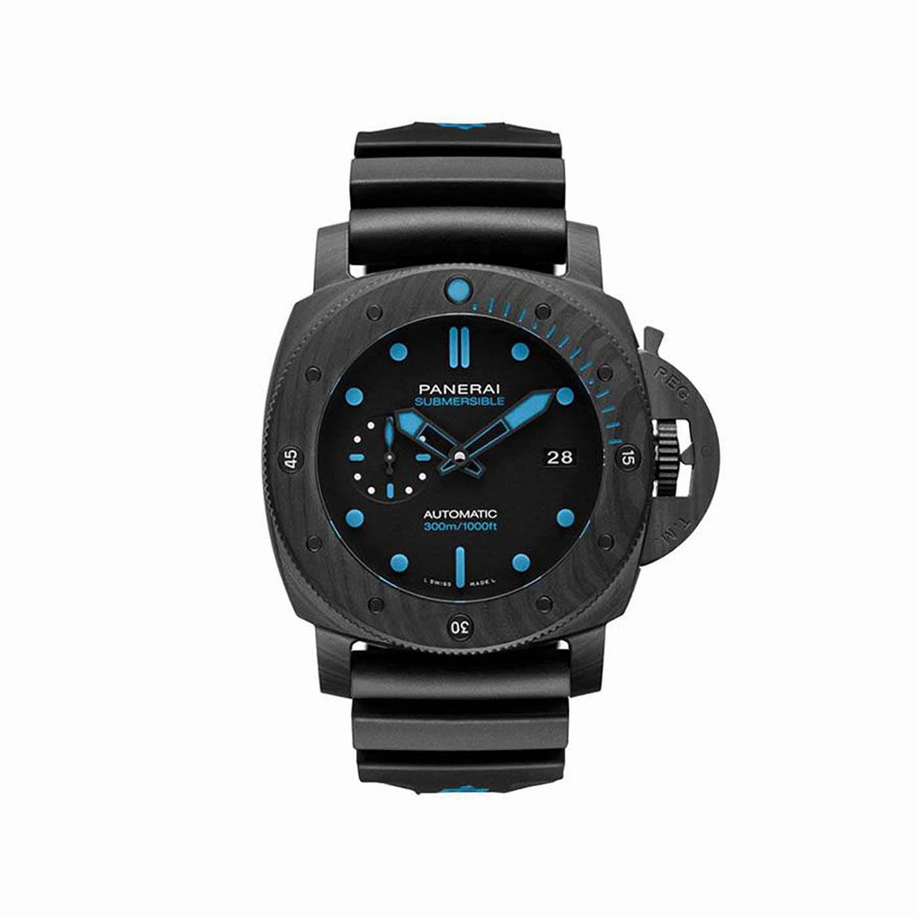 Panerai Luminor Watches Mens Black Self winding Automatic PAM01616 Watch
