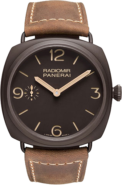 Panerai Radiomir Watches Mens Brown Manual Winding PAM00504 Watch