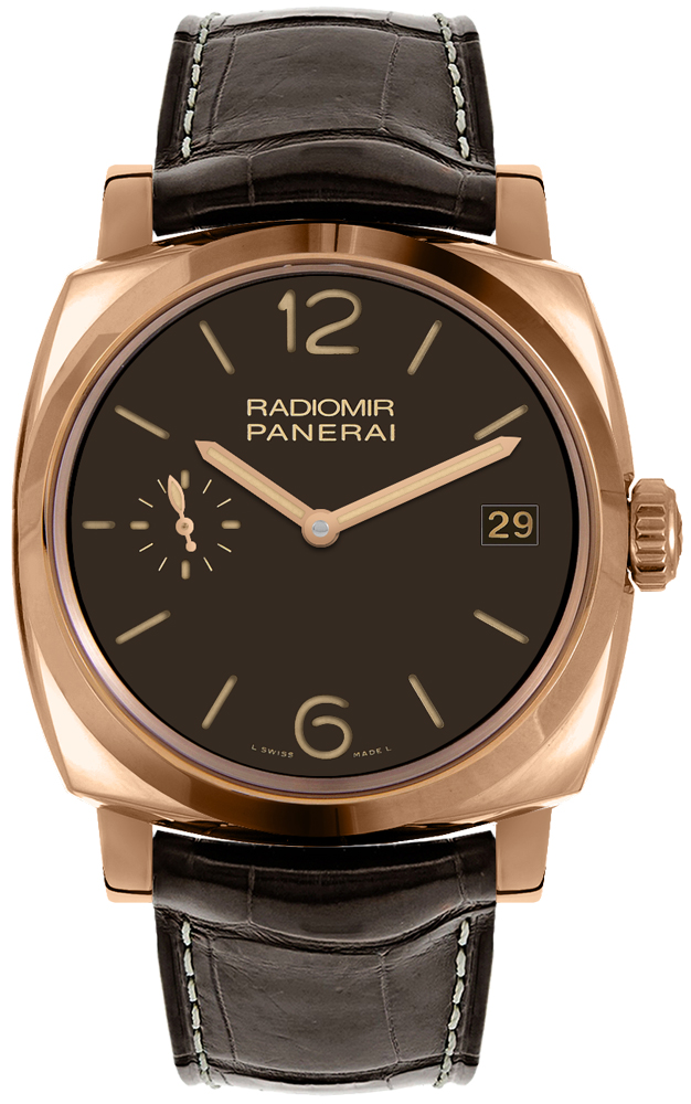 Panerai Radiomir Watches Mens Brown Manual Winding PAM00515 Watch