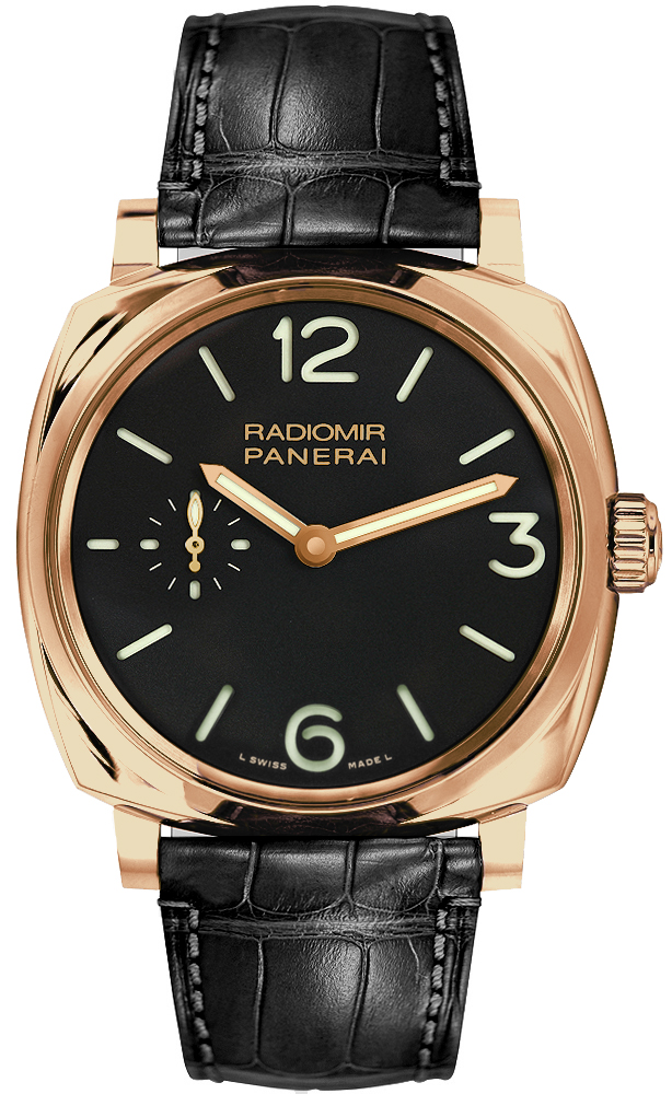 Panerai Radiomir Watches Mens Black Manual Winding PAM00575 Watch