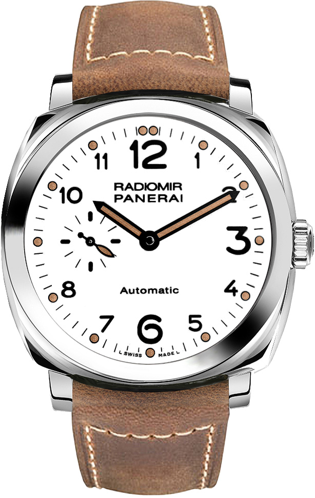 Panerai Radiomir Watches Mens White Self winding Automatic PAM00655 Watch