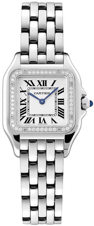 Cartier Panthere De Cartier Watches Ladies White Battery Operated Quartz W4PN0007 Watch