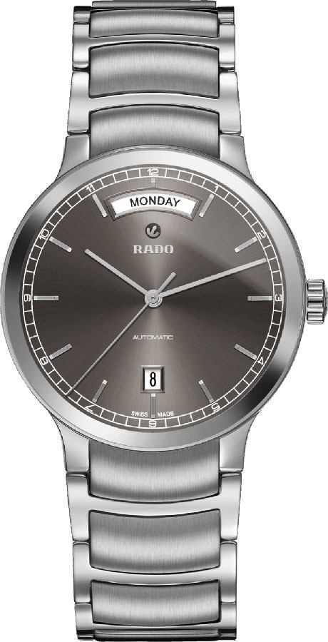 Rado Centrix Watches Mens Grey Self winding Automatic R30156103 Watch