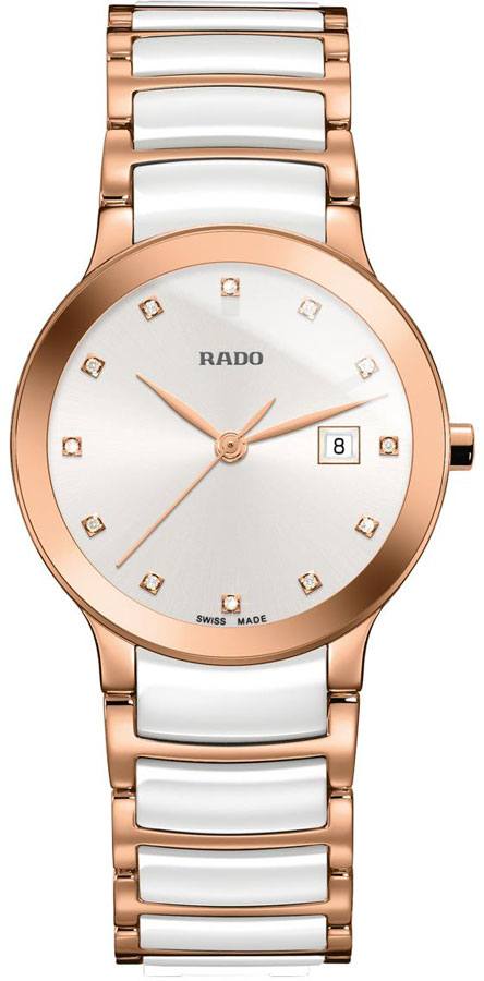 Rado Centrix Watches Ladies White Battery Operated Quartz R30512742 Watch