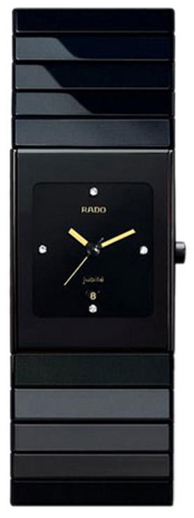 Rado Ceramica Watches Ladies Black Battery Operated Quartz R21347742 Watch