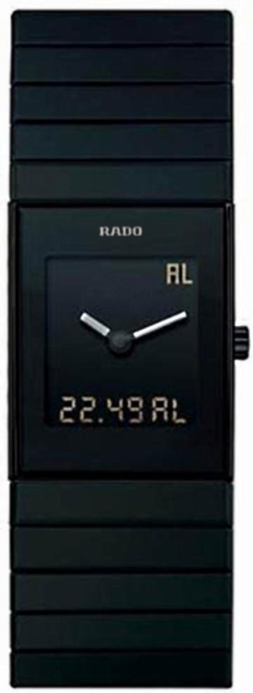 Rado Ceramica Watches Ladies Black Digital Battery Operated Quartz R21854152 Watch