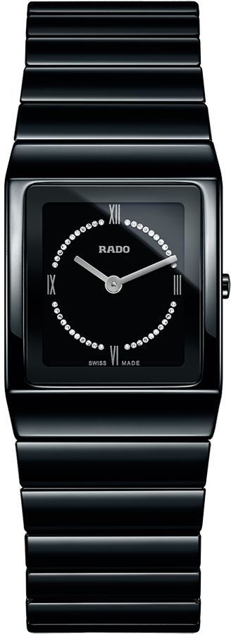 Rado Ceramica Watches Ladies Black Battery Operated Quartz R21702732 Watch