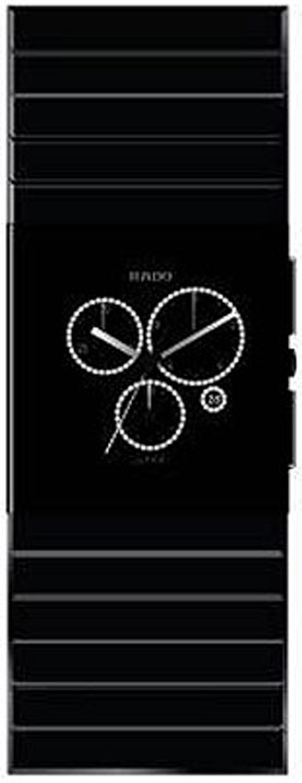 Rado Ceramica Watches Mens Black Battery Operated Quartz R21714702 Watch