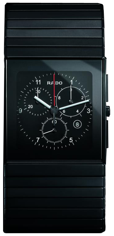 Rado Ceramica Watches Mens Black Battery Operated Quartz R21715162 Watch