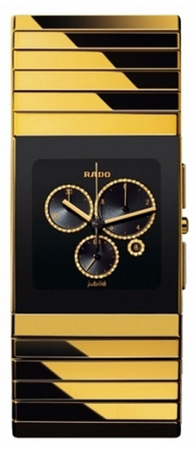 Rado Ceramica Watches Mens Black Battery Operated Quartz R21893712 Watch