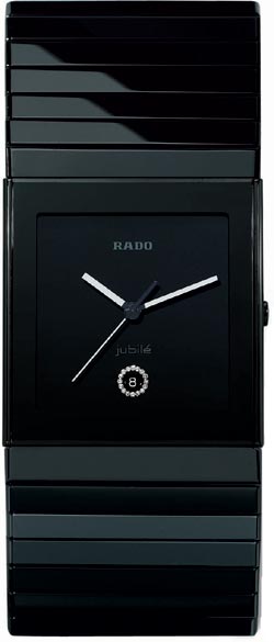Rado Ceramica Watches Mens Black Battery Operated Quartz R21716702 Watch