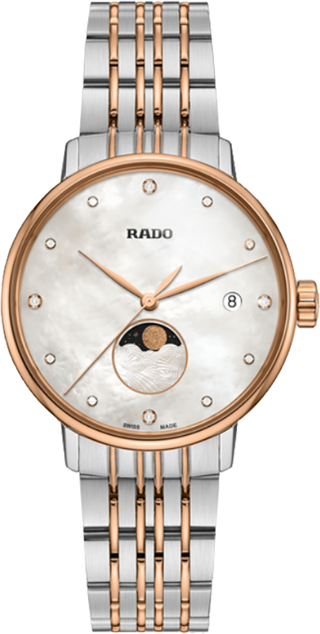 Rado Coupole Watches Ladies Pearl White Battery Operated Quartz R22883923 Watch