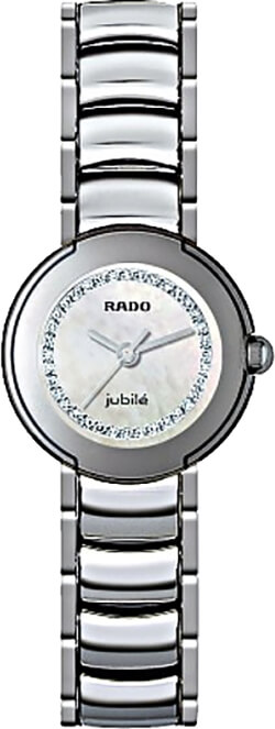 Rado Coupole Watches  Pearl White Battery Operated Quartz R22594732 Watch