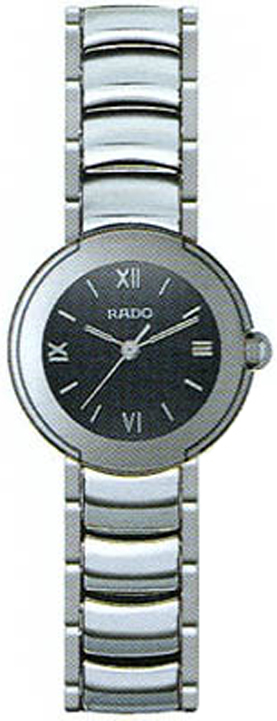 Rado Coupole Watches  Black Battery Operated Quartz R22594152 Watch