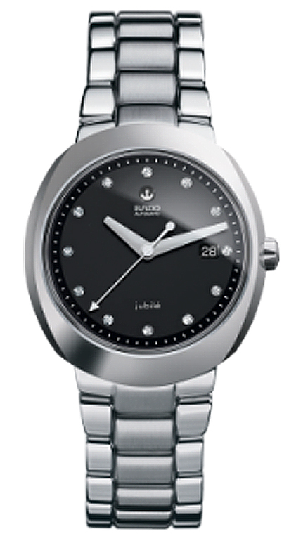 Rado D-Star Watches Ladies Black Dial Set with Diamonds Self winding Automatic R15947703 Watch