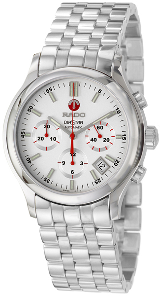 Rado Diastar Watches Mens Silver Self winding Automatic R18661103 Watch