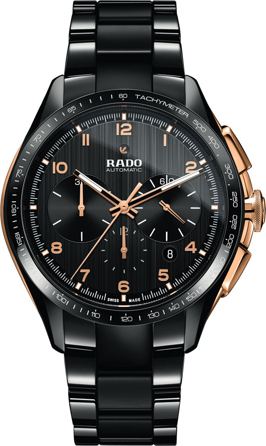 Rado HyperChrome Watches Mens Black Self winding Automatic R32111162 Watch
