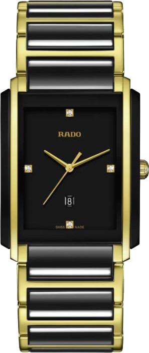 Rado Integral Watches Unisex Black Battery Operated Quartz R20204712 Watch