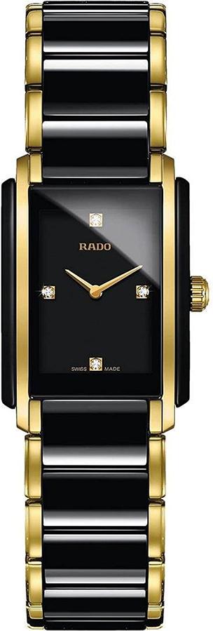 Rado Integral Watches Ladies Black Battery Operated Quartz R20845712 Watch