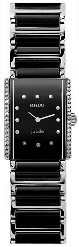 Rado Integral Watches Ladies Black Battery Operated Quartz R20430742 Watch