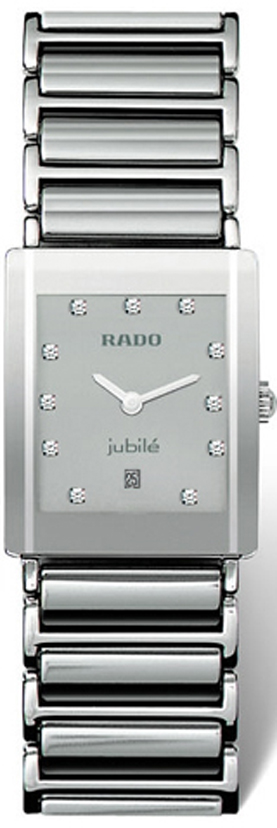 Rado Integral Watches Unisex Silver Battery Operated Quartz R20486752 Watch