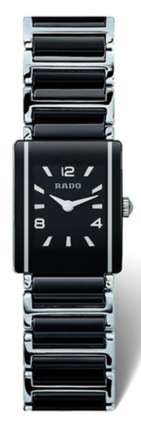 Rado Integral Watches Ladies Black Battery Operated Quartz R20488152 Watch