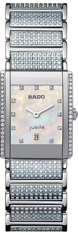 Rado Integral Watches Mother of Pearl White Battery Operated Quartz R20673912 Watch