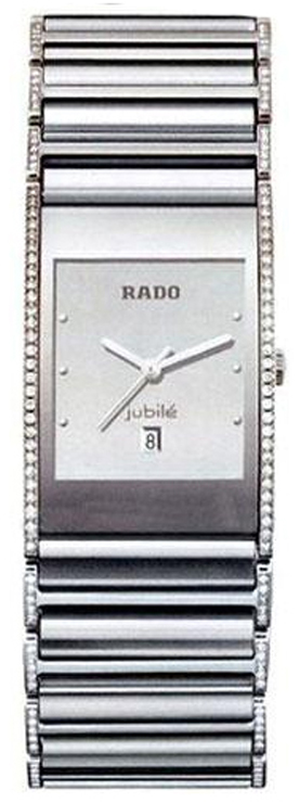 Rado Integral Watches Mens Silver Battery Operated Quartz R20731122 Watch