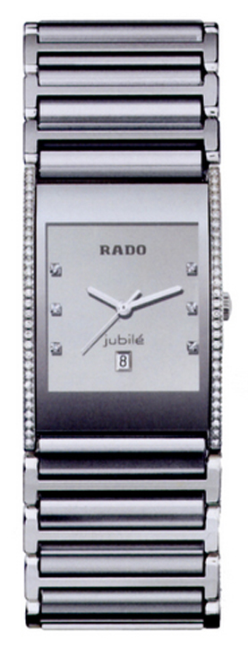 Rado Integral Watches Mens Silver Battery Operated Quartz R20731712 Watch