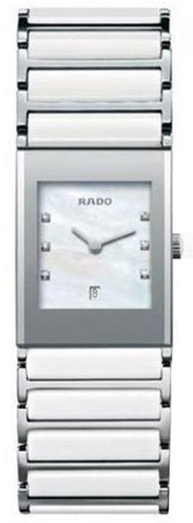 Rado Integral Watches  Pearl White Battery Operated Quartz R20746901 Watch