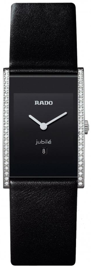 Rado Integral Watches Ladies Black Battery Operated Quartz R20758155 Watch