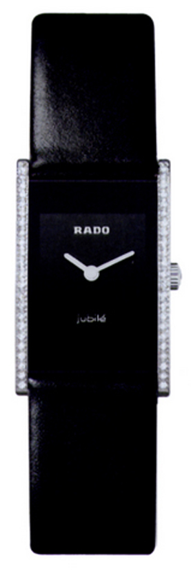 Rado Integral Watches Ladies Black Battery Operated Quartz R20759155 Watch